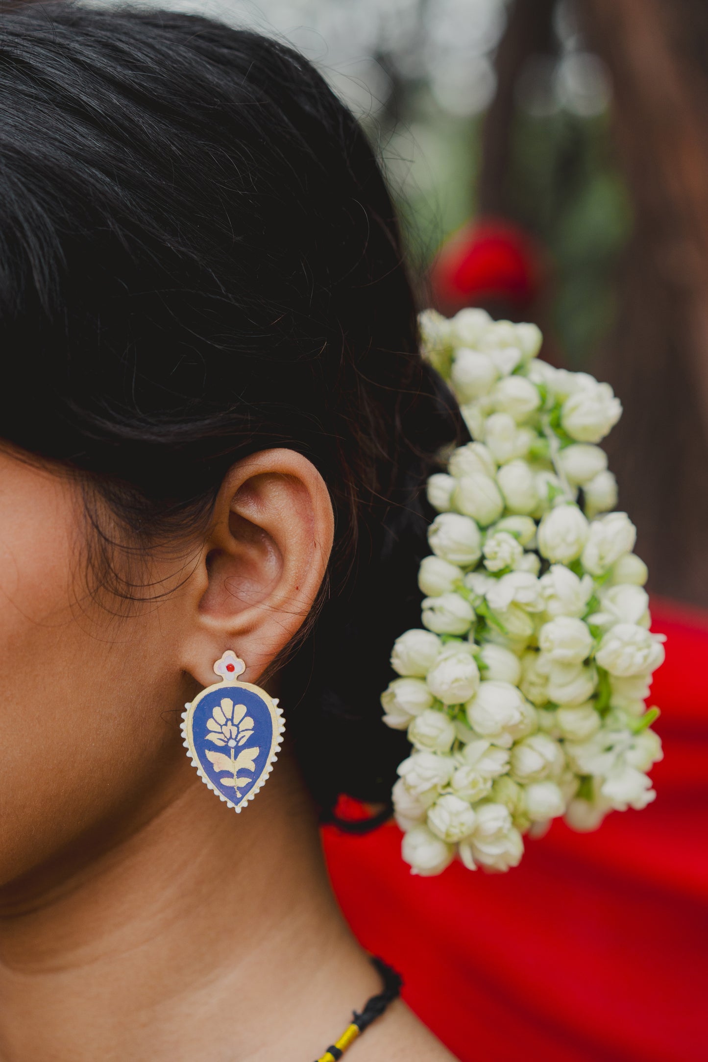 Indradanush earring (purple color)