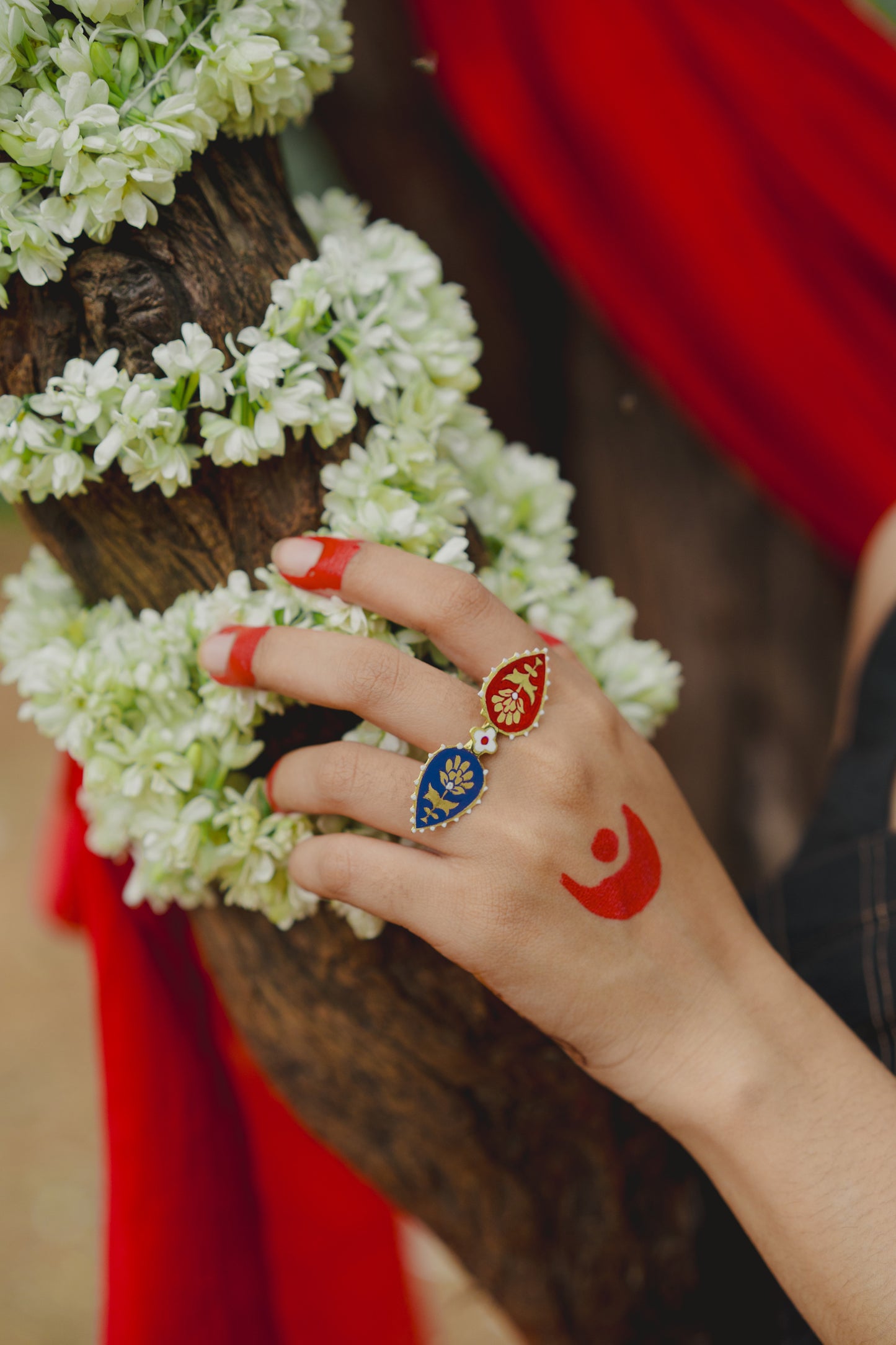 Indradanush ring (purple and red)