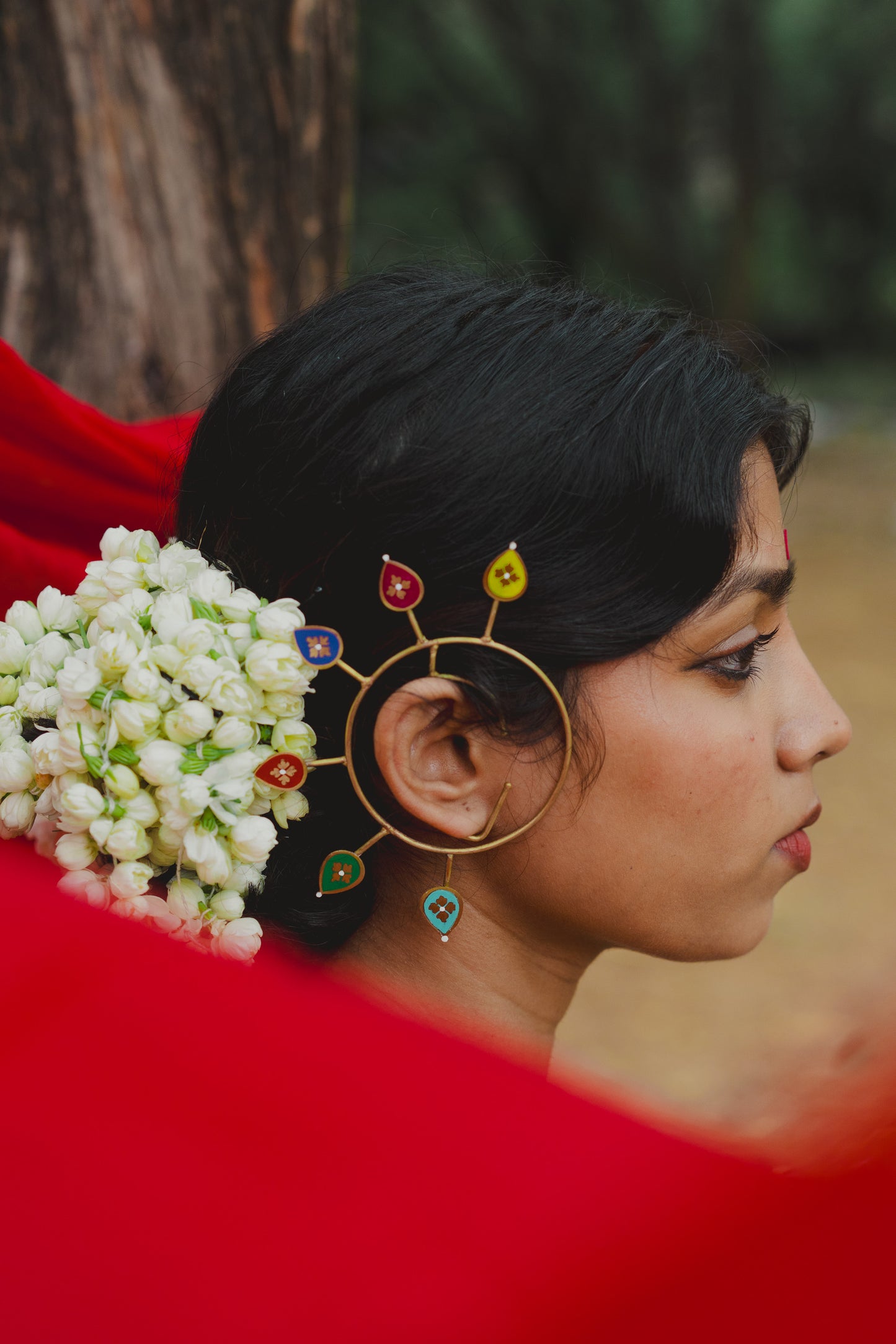 Indradanush earcuff (single piece)