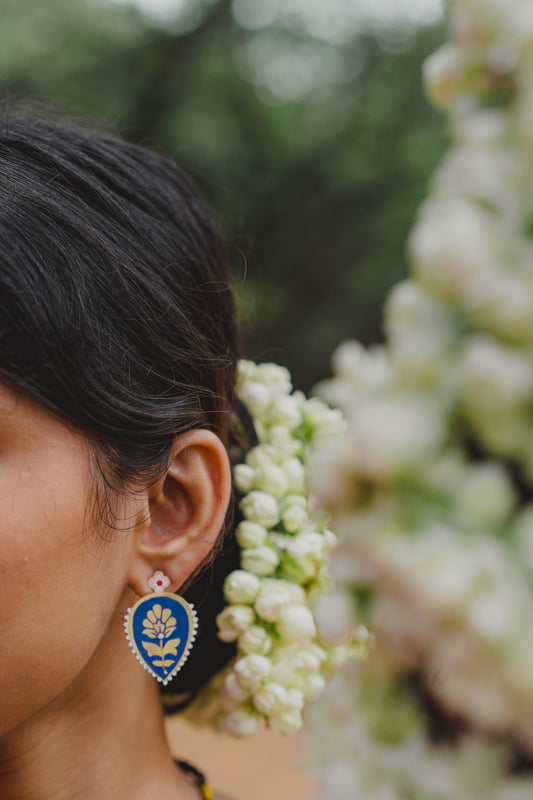 Indradanush earring (purple color)