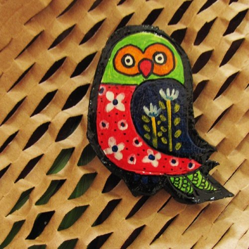 Owl brooch