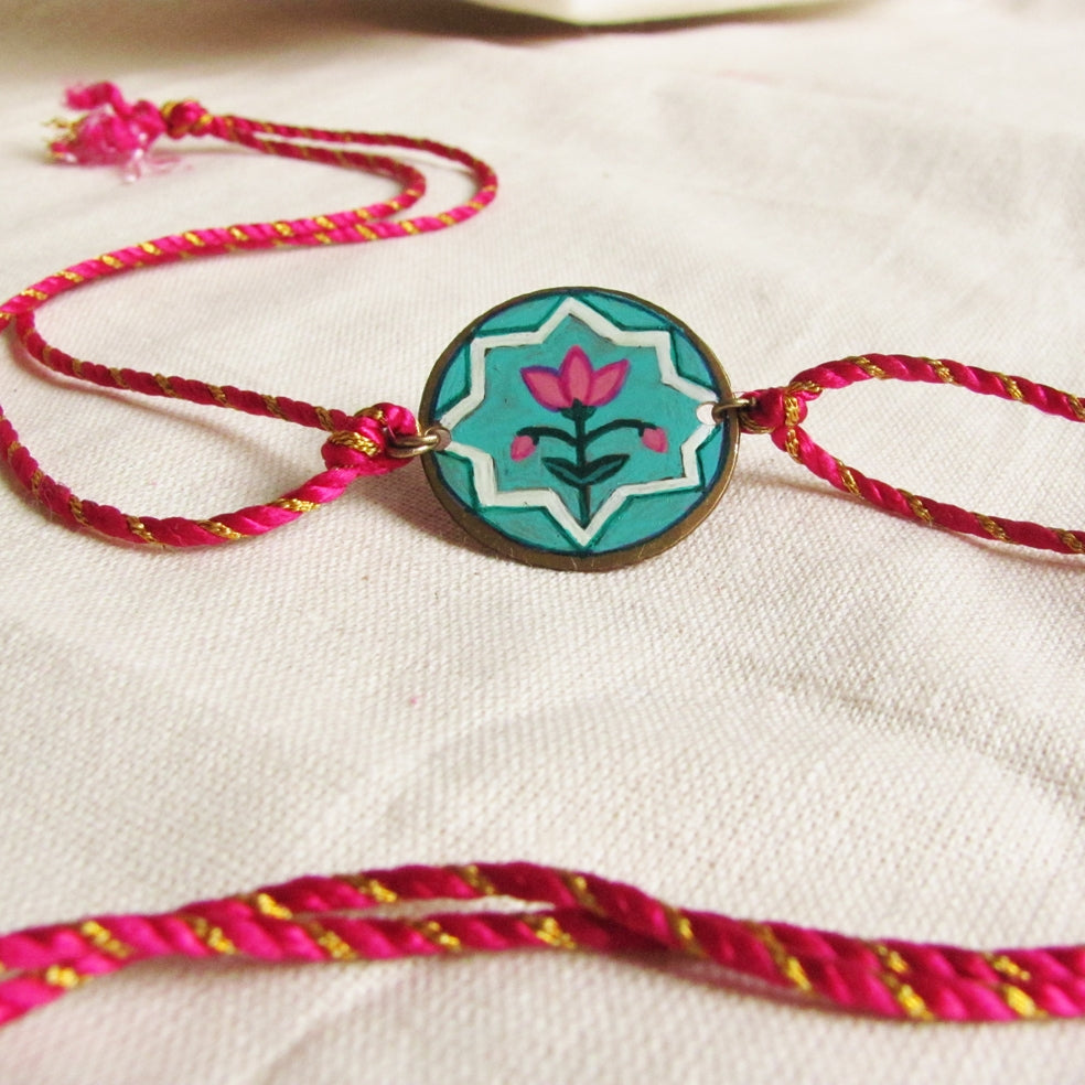 Turquoise rakhi