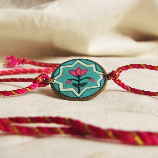 Turquoise rakhi