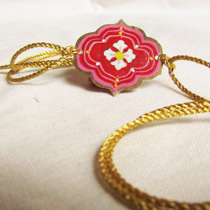 Red and pink rakhi